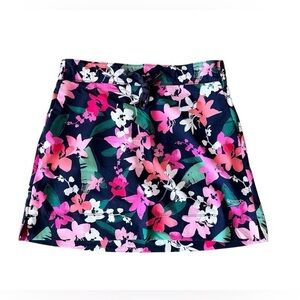Small speedo blue pink floral swimsuit skirt skirt shorts modest swimwear sport